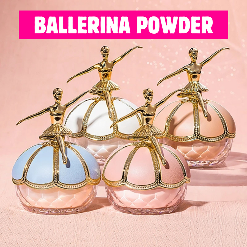 Pó solto bailarina pele de boneca Brilhassa