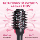 Escova Secadora Alisadora Profissional 3 em 1 Brilhassa
