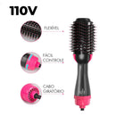 Escova Secadora Alisadora Profissional 3 em 1 Brilhassa