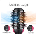 Escova Secadora Alisadora Profissional 3 em 1 Brilhassa