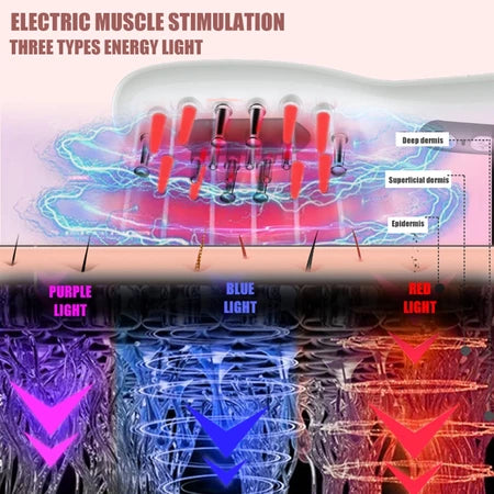 Massageador para Crescimento Capilar com Laser Brilhassa