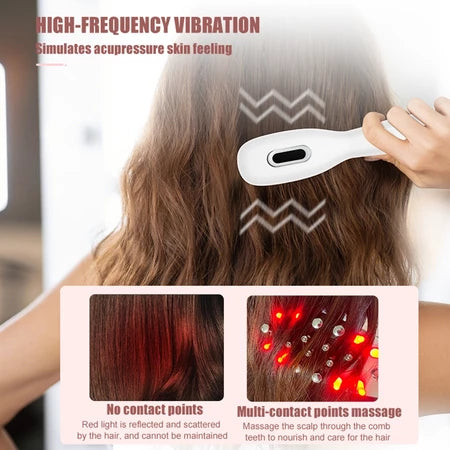 Massageador para Crescimento Capilar com Laser Brilhassa