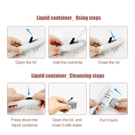 Massageador para Crescimento Capilar com Laser Brilhassa